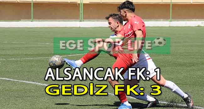 GEDİZ FK, 3 PUANI 3 GOLLE ALMAYI BAŞARDI