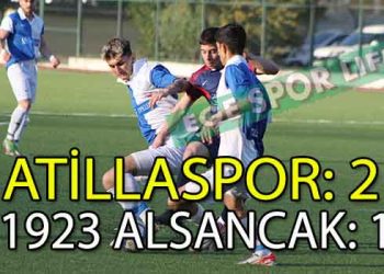 ATİLLASPOR, YARIŞTA BENDE VARIM DEDİ