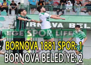 BORNOVA BELEDİYESPOR, HAFTAYI LİDER KAPATTI