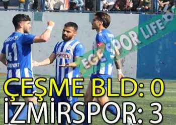 İZMİRSPOR, ÇEŞME’DEN ZAFERLE DÖNDÜ