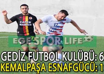 GEDİZ FK, ZİRVEYE BİR ADIM DAHA YAKLAŞTI