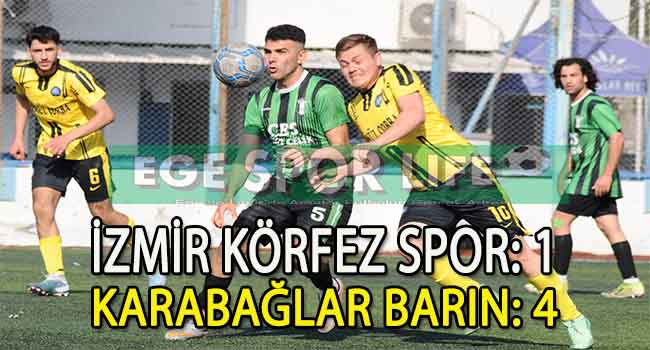 KARABAĞLAR BARINSPOR, İLK GALİBİYETİNİ ALDI
