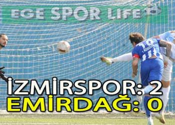 İZMİRSPOR, ZORDA OLSA KAZANMASINI BİLDİ