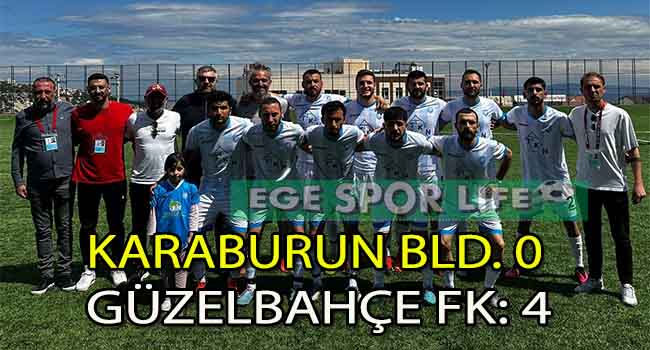 GÜZELBAHÇE FK, TAMAMLANAMAYAN MAÇI KAZANMASINI BİLDİ