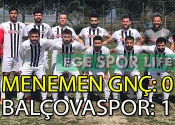 BALÇOVASPOR, TEK GOLLE 3 PUANI KAPMAYI BAŞARDI