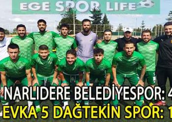 NARLIDERE BELEDİYESPOR, SERİYİ BOZMADI
