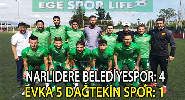 NARLIDERE BELEDİYESPOR, SERİYİ BOZMADI