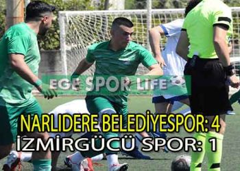 NARLIDERE BELEDİYESPOR’DAN NET GALİBİYET