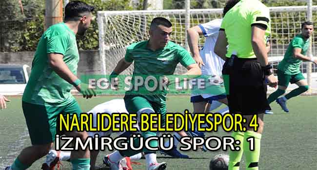 NARLIDERE BELEDİYESPOR’DAN NET GALİBİYET