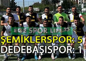 ŞEMİKLERSPOR ZİRVE TAKİBİNE DEVAM ETTİ