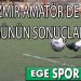 26 MAYIS 2024, İZMİR AMATÖR’DE GÜNÜN SONUÇLARI