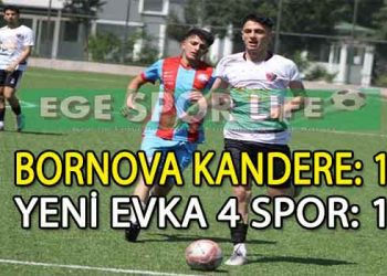 BORNOVA KANDERE, 1 PUANI HANESİNE EKLEDİ