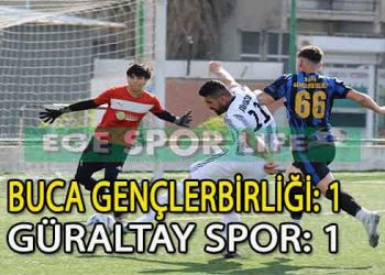 BUCA GENÇLERBİRLİĞİ, LİDER GÜRALTAY’A PUAN KAYBI YAŞATTI