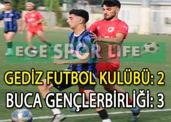 BUCA GENÇLERBİRLİĞİ, GEDİZ FK’YA YARIŞTA YARA VERDİ