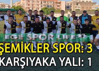 ŞEMİKLERSPOR, KARŞIYAKA YALI ENGELİNİ 3 GOLLE AŞTI