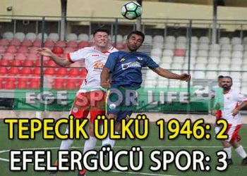 EFELERGÜCÜ İKİNCİ YARIDA 3 PUANI ALDI