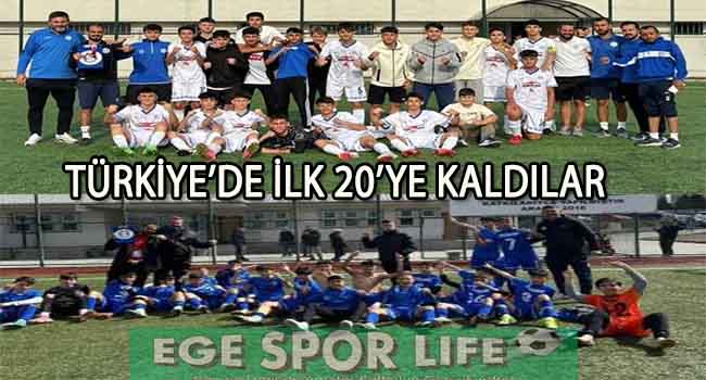 U-15 TÜRKİYE ŞAMPİYONASINDA İZMİRSPOR VE BUCA GENÇLERBİRLİĞİ TAKIMLARIMIZ İLK 20’DE