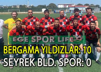 LİDER BERGAMA YILDIZLAR, ŞAMPİYONLUĞA BİR ADIM DAHA YAKLAŞTI