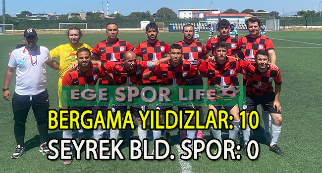 LİDER BERGAMA YILDIZLAR, ŞAMPİYONLUĞA BİR ADIM DAHA YAKLAŞTI