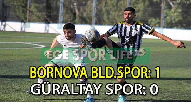 BORNOVA BELEDİYE TEK GOLLE 3 PUANI ALDI VE HAFTADA LİDERLİĞİ KAPTI