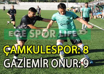 GAZİEMİR ONURSPOR, PENALTI ATIŞLARI İLE GALİP GELMESİNİ BİLDİ