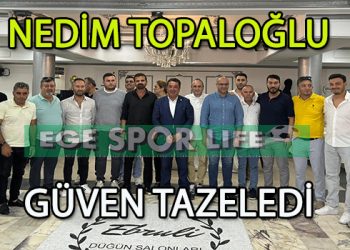 İZMİRSPOR’DA NEDİM TOPALOĞLU, YENİDEN BAŞKANLIĞA SEÇİLDİ