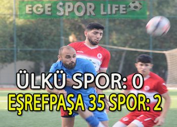 EŞREFPAŞA 35 SPOR, ÜLKÜSPOR’DAN 3 PUANI 2 GOLLE ALDI VE LİDERLİĞİ KAPTI