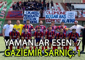 ŞAMPİYON YAMANLAR ESEN’DEN GOLLÜ GALİBİYET