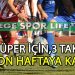 4 TEMMUZ 2024, 1 AMATÖR LİG PLAY-OFF MAÇ PROGRAMI