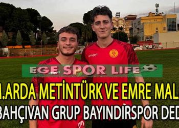 BAHÇIVAN GRUP BAYINDIRSPOR, 2 GENÇ YETENEĞİ KADROSUNA DAHİL ETTİ