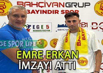 BAHÇIVAN GRUP BAYINDIRSPOR, KANAT’A EMRE’Yİ TAKVİYE ETTİ