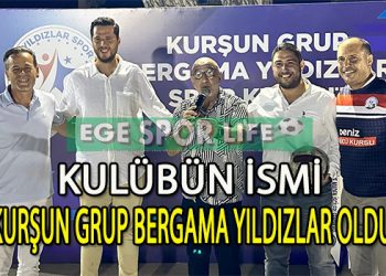KURŞUN GRUP, BERGAMA YILDIZLAR’A İSİM SPONSORU OLDU