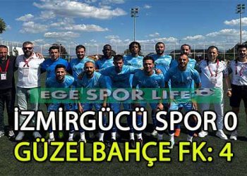 GÜZELBAHÇE FK, LİDERLİĞİNİ SÜRDÜRDÜ
