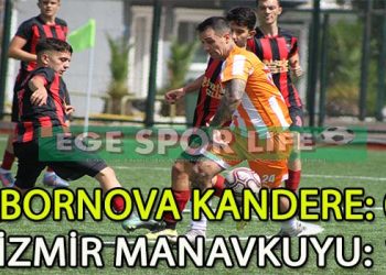 İZMİR MANAVKUYU SPOR, 3 PUANI TEK GOLLE ALDI