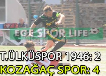 KOZAĞAÇSPOR, GEÇEN HAFTAYI TELAFİ ETTİ