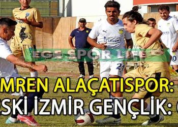İMREN ALAÇATISPOR,6 GOLLE 3 PUANI RAHAT ALDI
