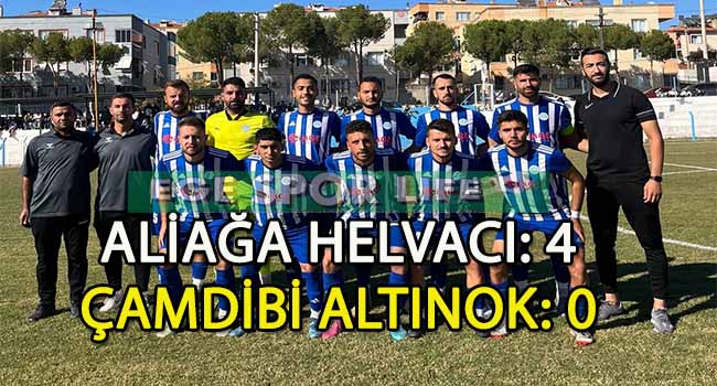 ALİAĞA HELVACI, EVİNDE NET GALİBİYET ALDI