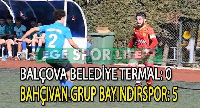 BAHÇIVAN GRUP BAYINDIRSPOR, LİDERLİĞİ SEVDİ