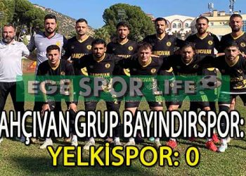 BAHÇIVAN GRUP BAYINDIRSPOR’UN BİLEĞİ BÜKÜLMÜYOR