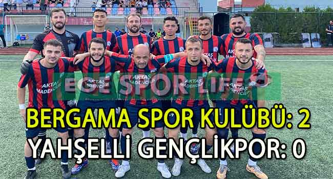 BERGAMA SPOR KULÜBÜ, BİR ENGELİ DAHA AŞTI