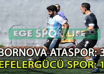 LİDER BORNOVA ATASPOR, ZORDA OLSA KAZANMASINI BİLDİ