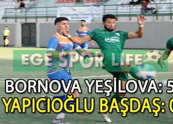 BORNOVA YEŞİLOVA, GÜNÜ LİDER TAMAMLADI
