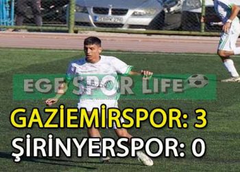 GAZİEMİRSPOR, LİDERLİĞİ SEVDİ