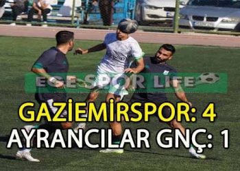 GAZİEMİRSPOR HAFTAYI LİDER TAMAMLADI