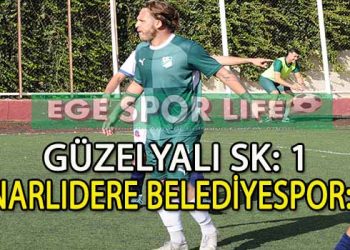 NARLIDERE BELEDİYESPOR, GÜZELYALI DEPLASMANINDAN 3 PUANI ALMASINI BİLDİ