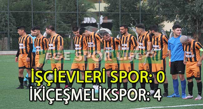 ERTENEN MAÇTA İKİÇEŞMELİKSPOR, İKİNCİ YARIDA COŞTU