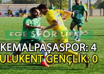 LİDER KEMALPAŞASPOR, ULUKENT ENGELİNİ AŞMASINI BİLDİ