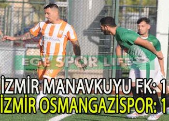 İZMİR MANAVKUYU FK, BERABERLİĞE RAZI OLDU