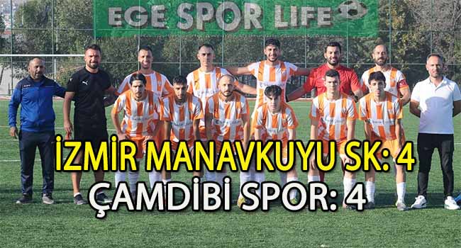 İZMİR MANAVKUYU SK, SON DAKİKADA 1 PUANI KAPTI