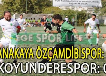ANAKAYA ÖZÇAMDİBİSPOR, EVİNDE KOYUNDERESPOR’U MAĞLUP ETMEYİ BAŞARDI